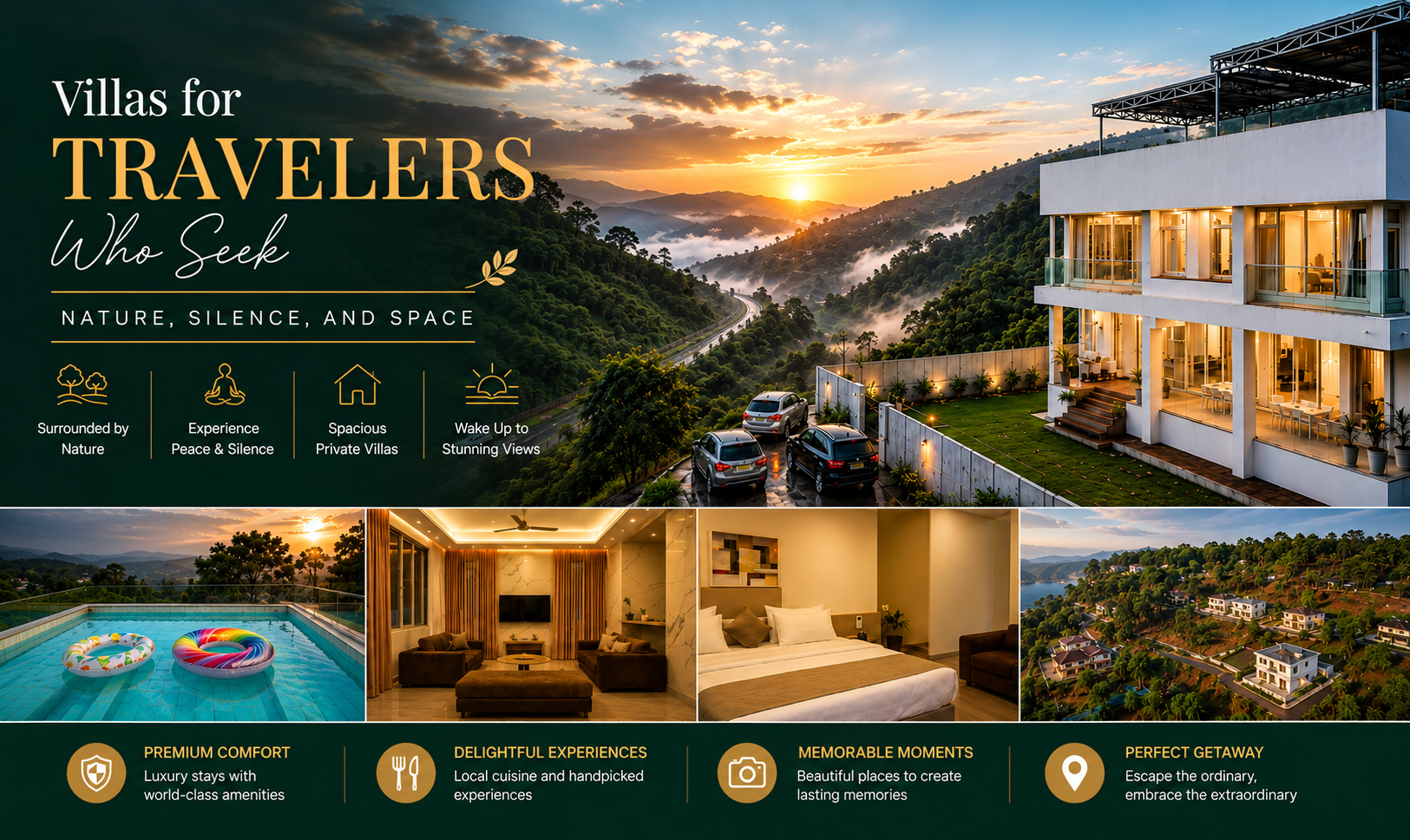 Villa for Travelers Who Seek Nature, Silence, and Space